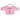Geschenk auf Geburt Teddy rosa streifen Lätzchen und Namen
