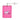 Baby Frottee Waschlappen personalisiert Pferd rosa