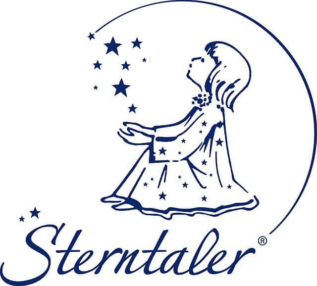 Dünne Sterntaler Baby Sommerdecke personalisiert | UV Schutz 50+ | 100 x 70 cm | Babydecke Emilius Esel Olivgrün