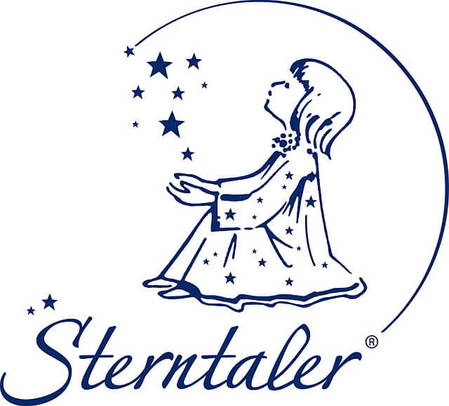 Sterntaler Kuscheldecke personalisiert mit Namen | 100 x 75 cm | Babydecke Emmi Esel Türkis Sterne Plüsch