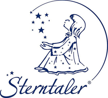 Sterntaler Kuscheldecke personalisiert mit Namen | 100 x 75 cm | Babydecke Emmi Esel Türkis Sterne Plüsch