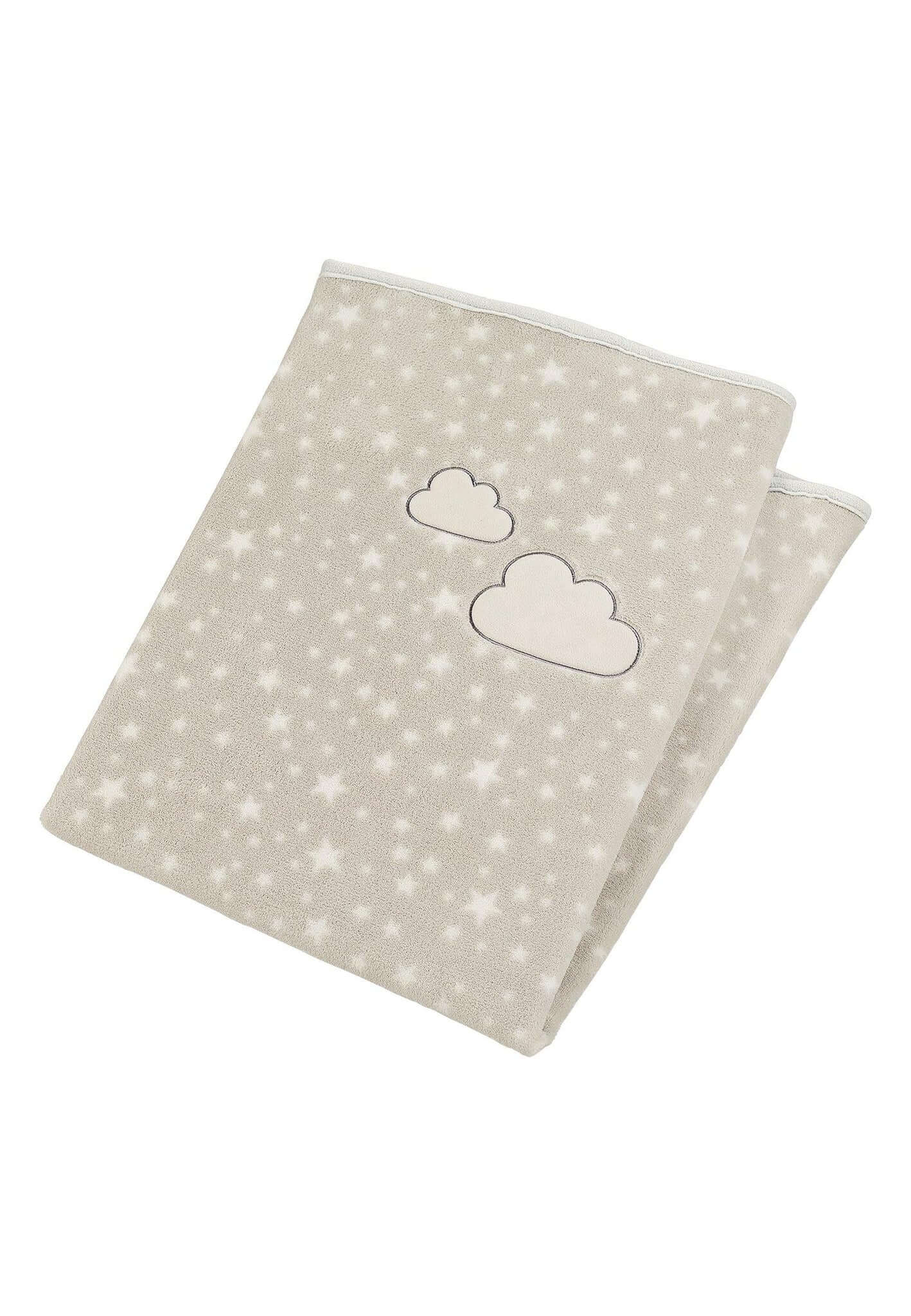 Sterntaler Kuschel Decke personalisiert mit Name | 100 x 75 cm | Baby Stanley Wolke Plüsch