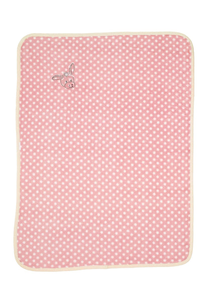 Sterntaler Baby Plüschdecke personalisiert | 100 x 75 cm | Babydecke Emmi Esel Lachsrosa Plüsch