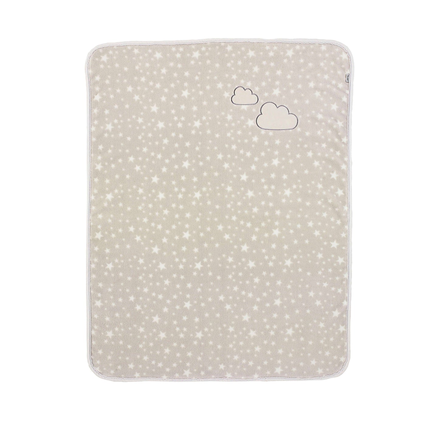 Sterntaler Kuschel Decke personalisiert mit Name | 100 x 75 cm | Baby Stanley Wolke Plüsch