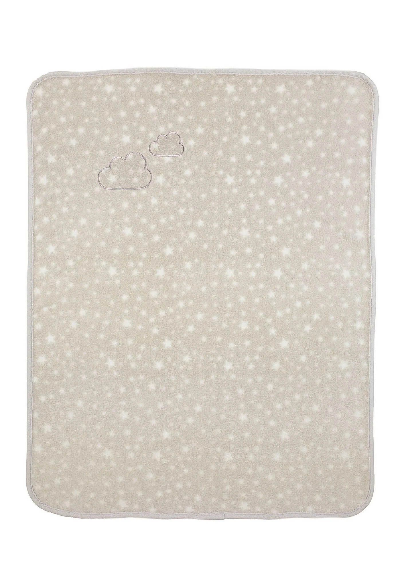 Sterntaler Kuschel Decke personalisiert mit Name | 100 x 75 cm | Baby Stanley Wolke Plüsch