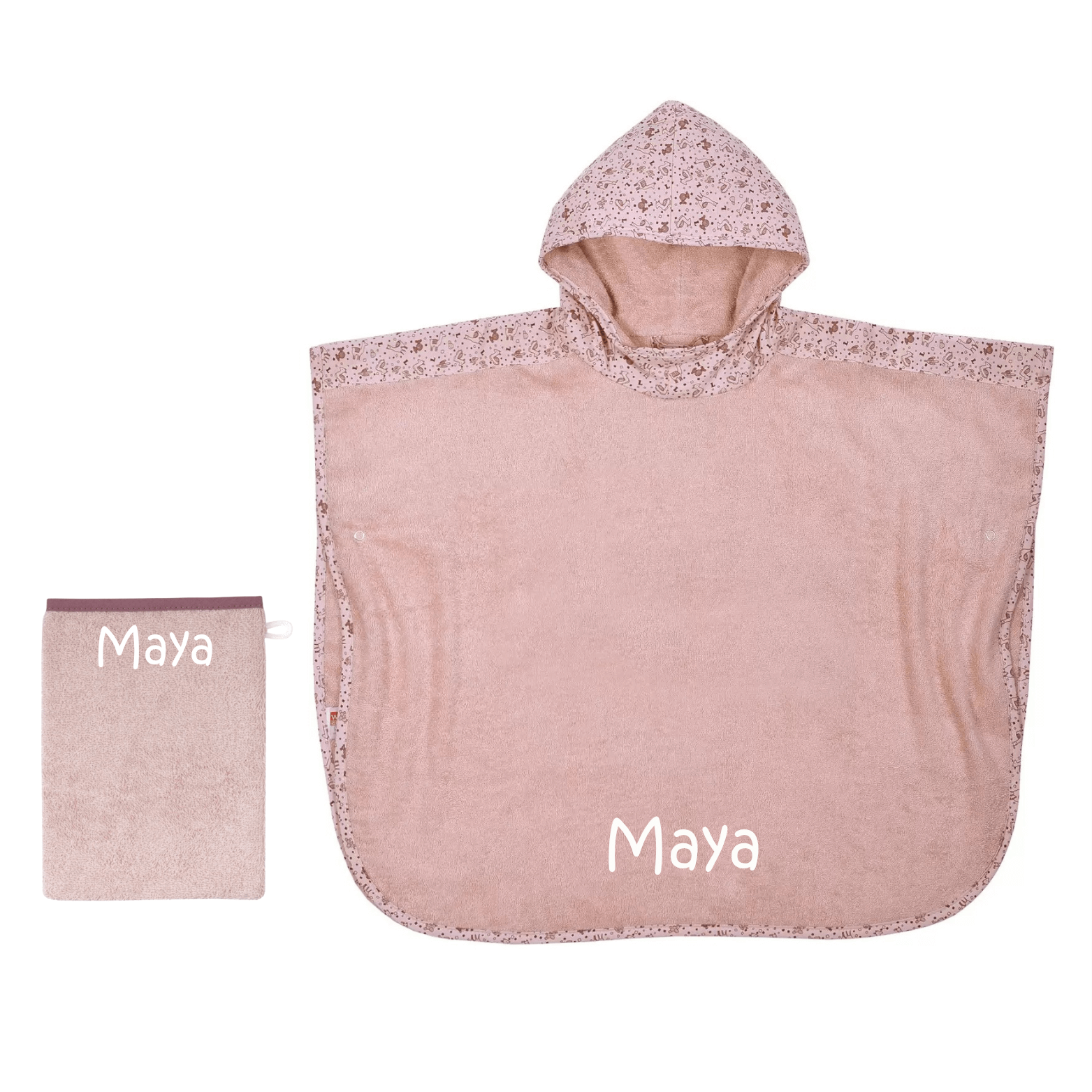 Poncho Set für Kinder