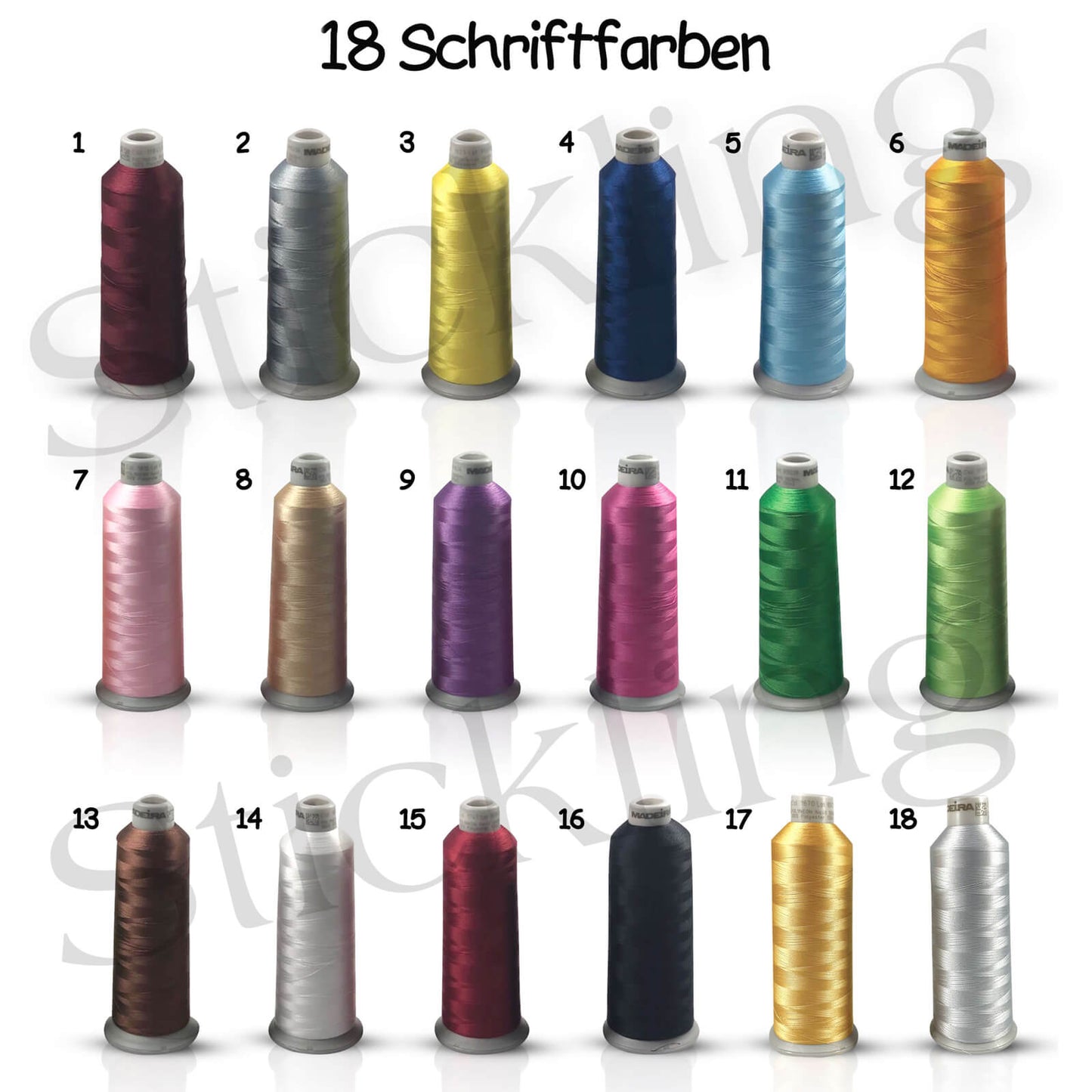 bestickte Geburtsgeschenke