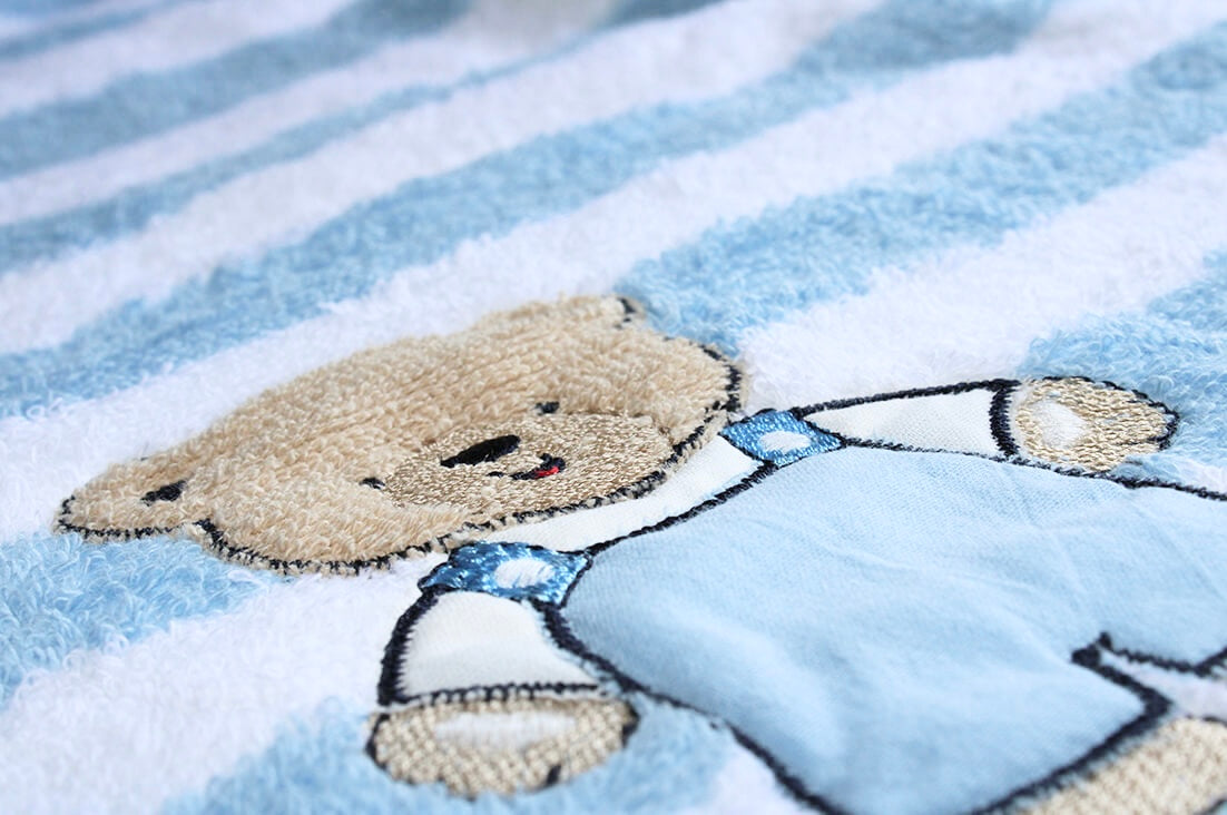 blauer Bär Geschenk Baby Jungen