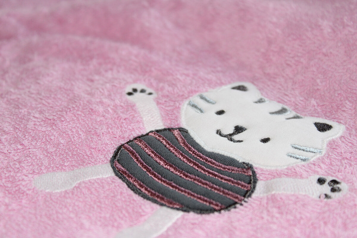 Lätzchen mit Namen Mädchen | Baby Lätzchen personalisiert Katze rosa – Dein  Lätzchen