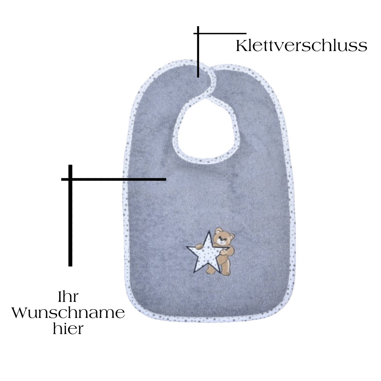 Schlupflatz Teddy mit name