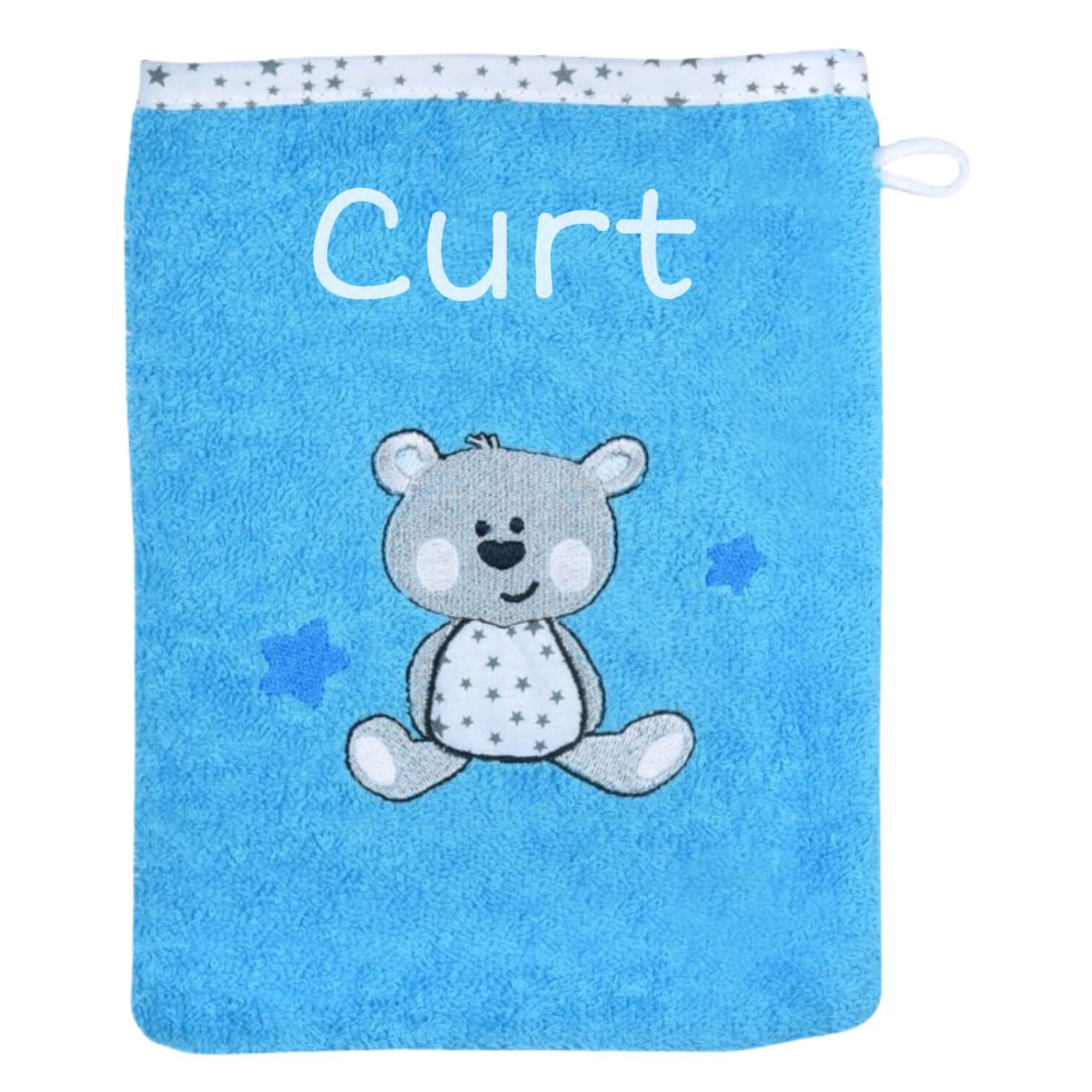 teddybär türkis mit name