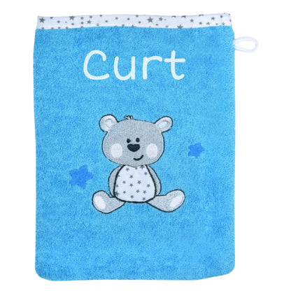 teddybär türkis mit name