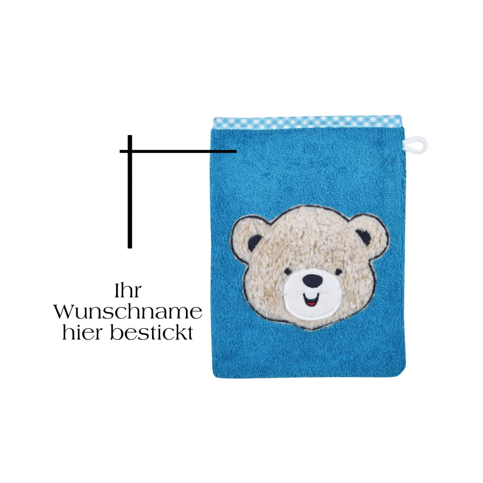 geburtsdatum auf handtuch mit kapuze