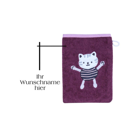 Waschhandschuh Katze baby