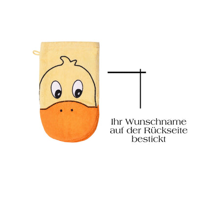 personalisiertes Badetuch mit kapuze