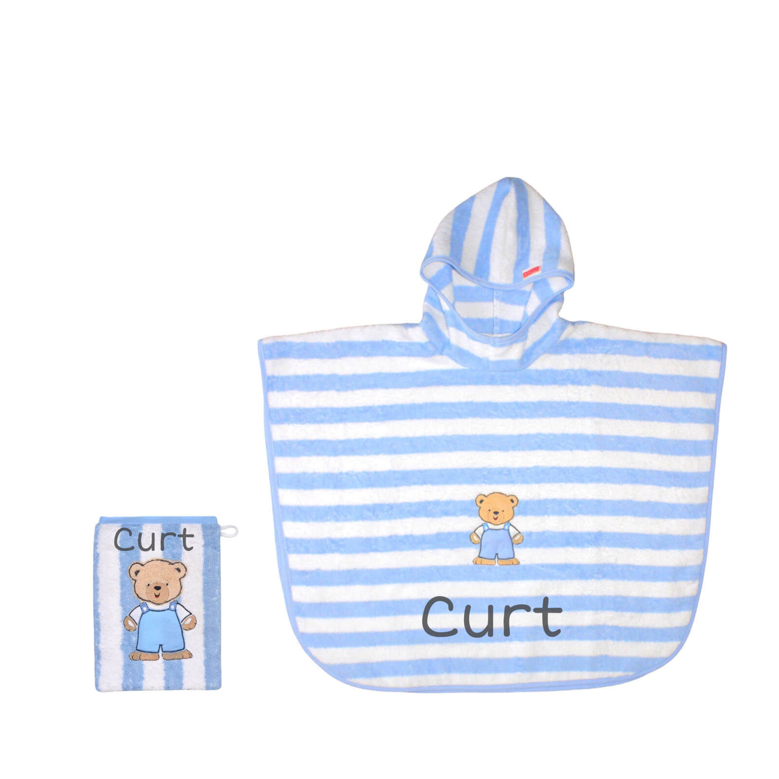 handtuch poncho mit namen