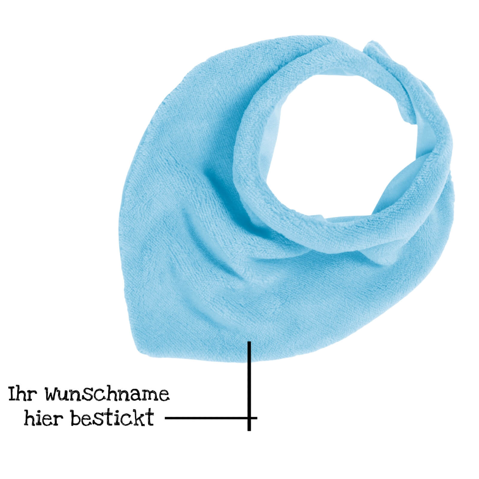 babyhalstuch mit personalisierung
