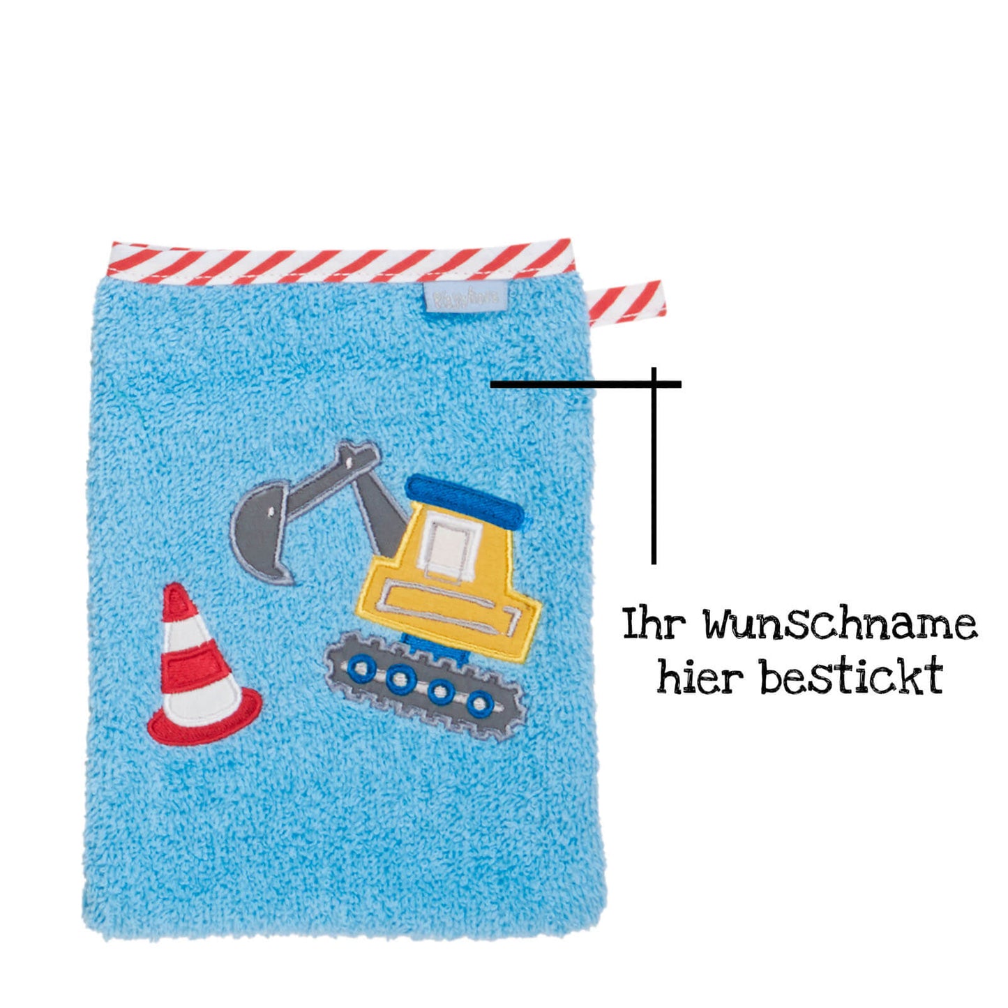 Bagger Waschhandschuh für Kinder