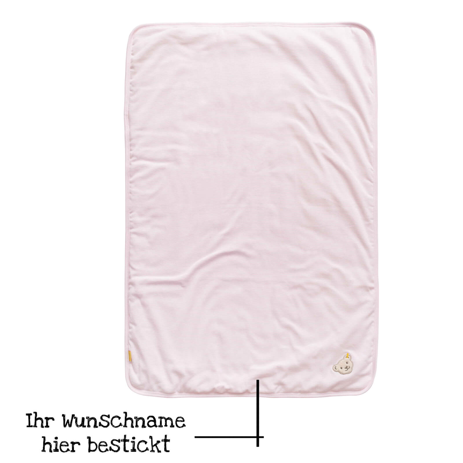 babydecke personalisiert baumwolle