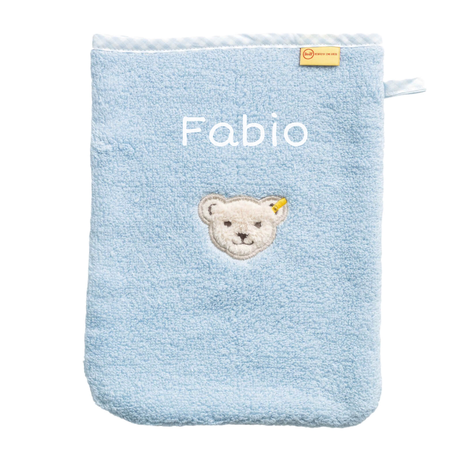 Babylove Waschlappen Teddy blau