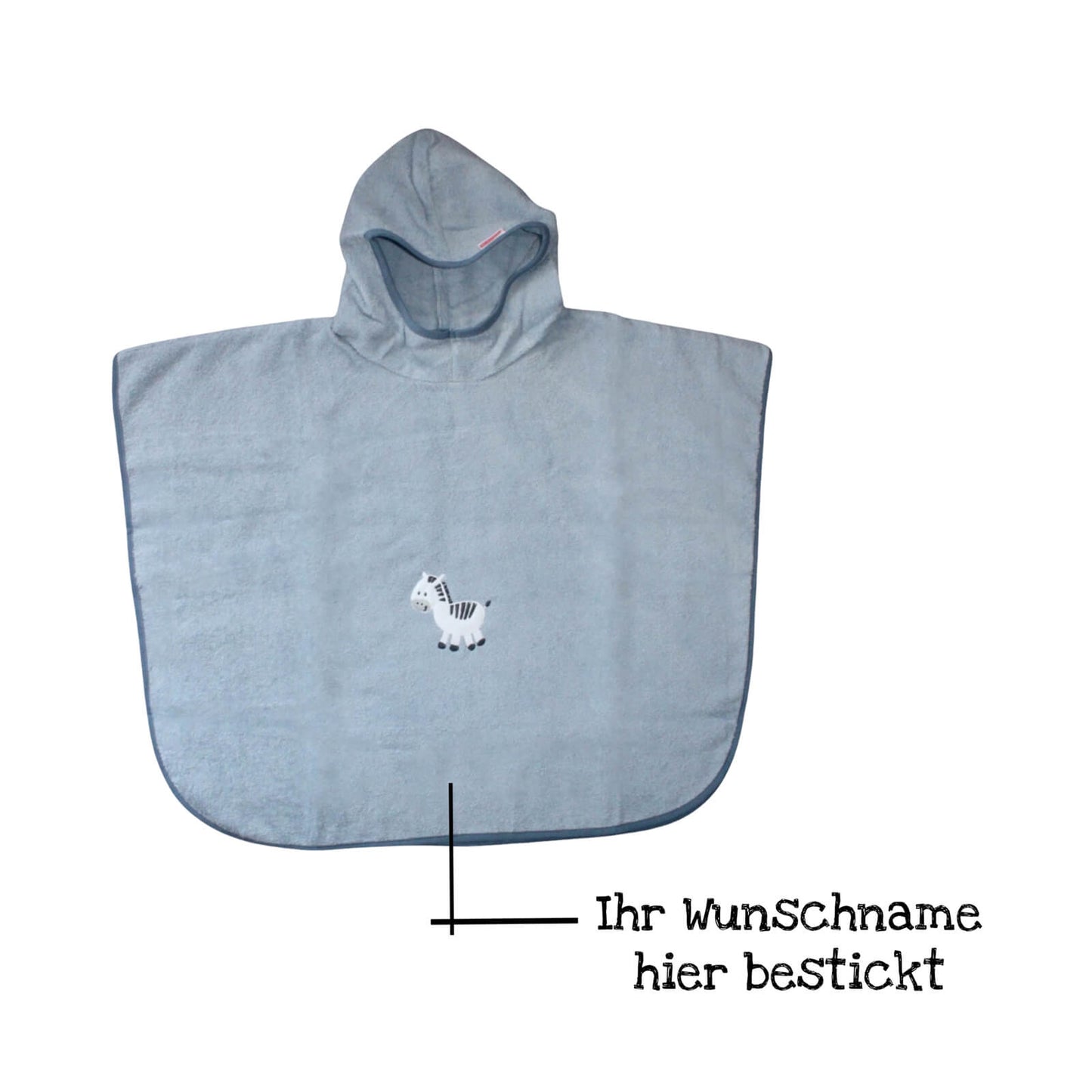 Badetuch Poncho personalisiert