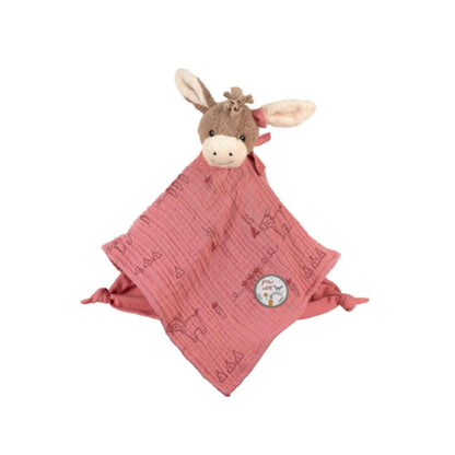 Sterntaler Handpuppen bestickt Name rot Esel