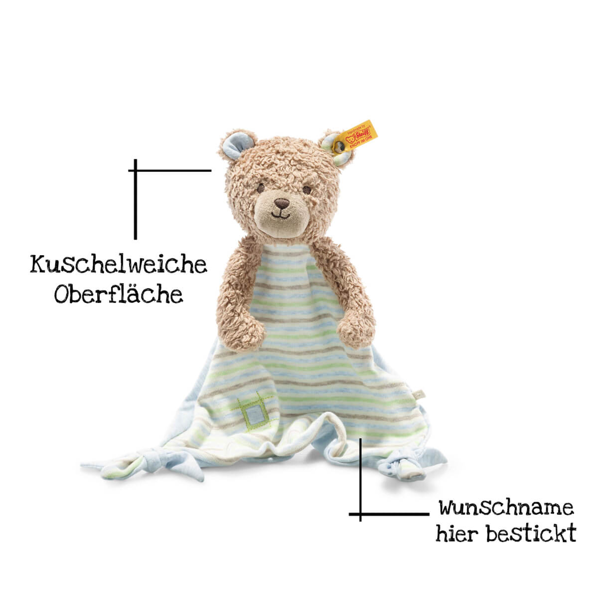 kuscheltuch personalisiert