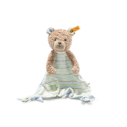 Schmusetuch mit Namen Steiff Teddy grün