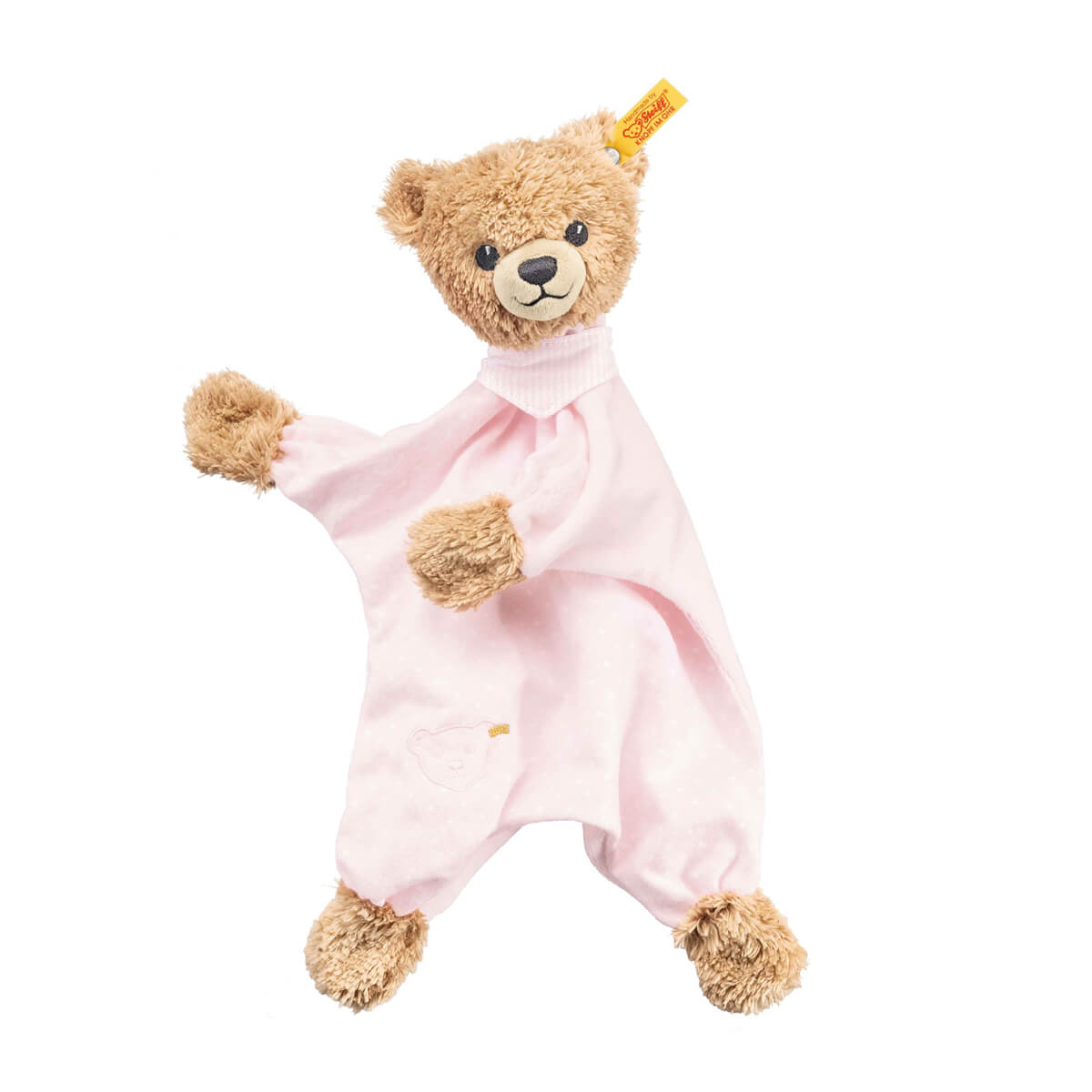 Steiff Schmusetuch personalisieren Teddy rosa