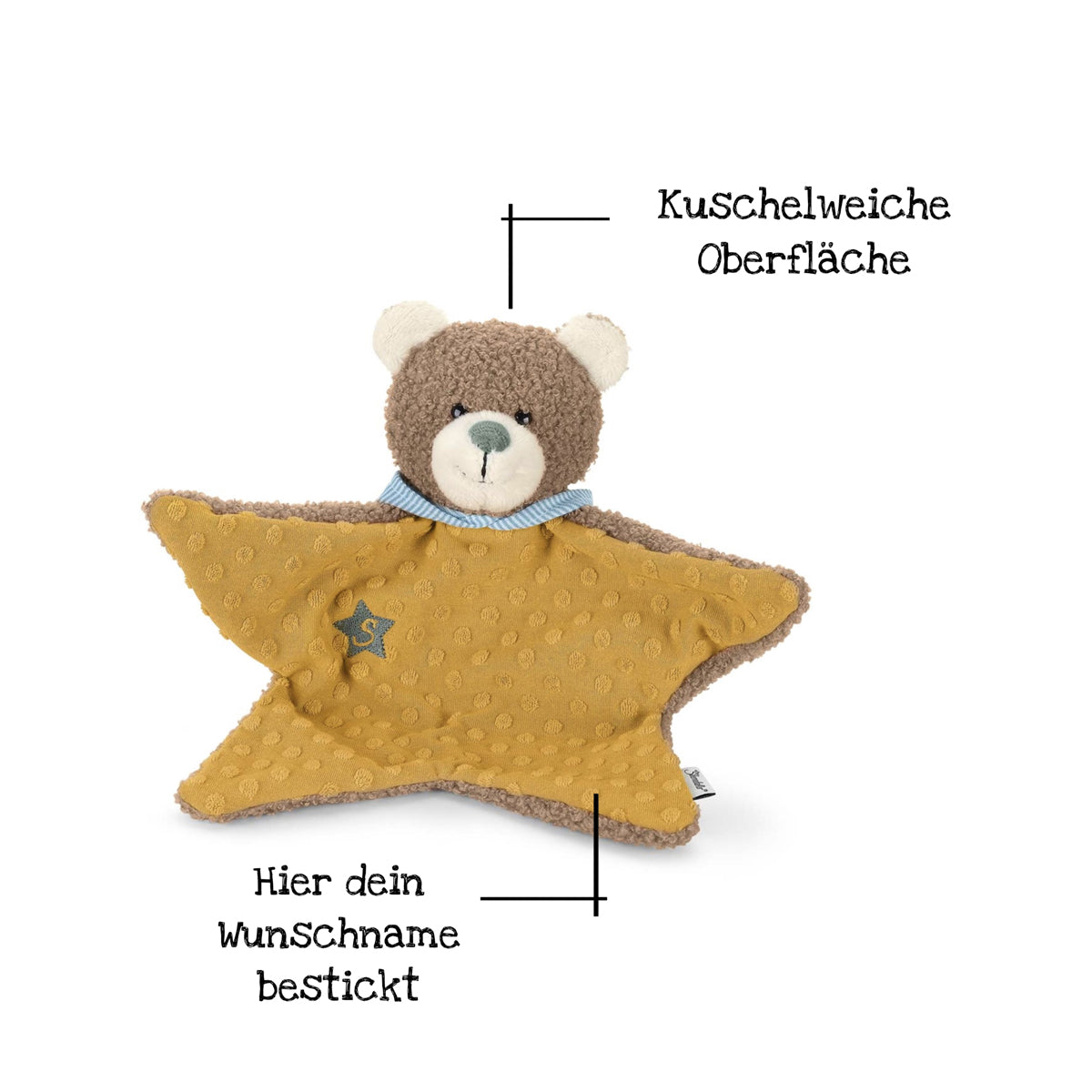 steiff schmusetuch mit namen