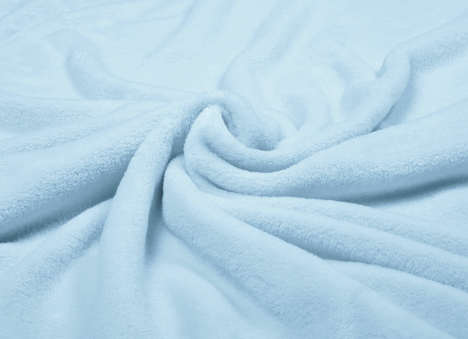 Babydecke hellblau mit Namen