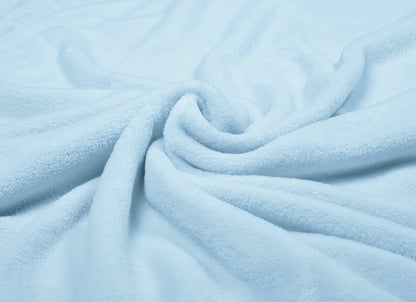 Babydecke hellblau mit Namen